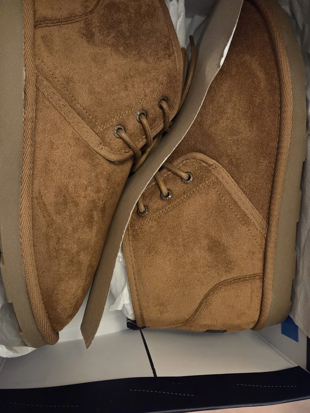 Nautica Big Kid Tan Suede Boots